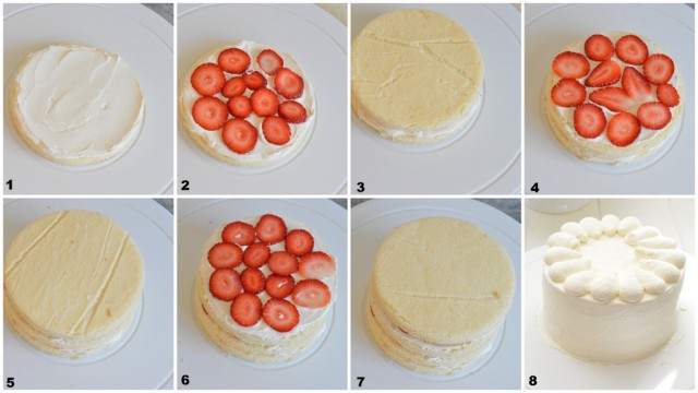 assemblejapanese strawberries shortcake