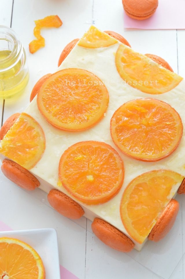 orange mousse cake d