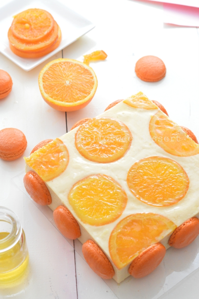 orange mousse cake7