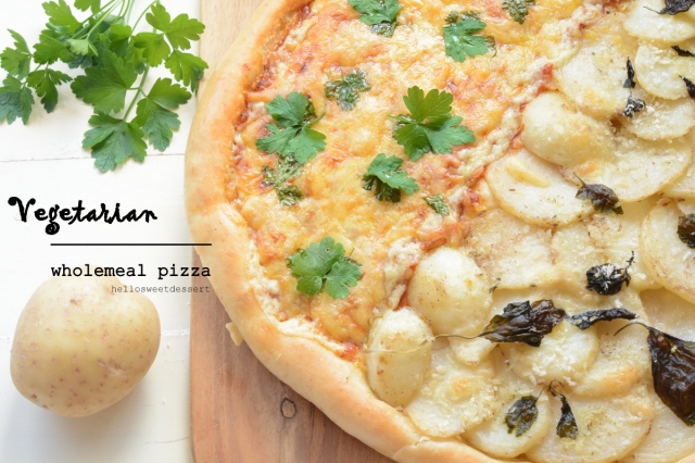 vegetarian wholemeal pizza 8
